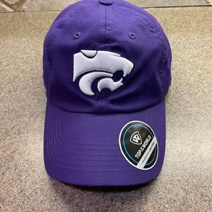 🆕 Kansas State University Wildcats Top of the World Adjust Ball Cap #Kstate
